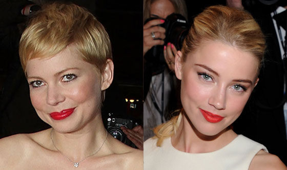 Michelle Williams , Amber Heard Michelle Williams , Amber Heard
